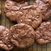 Flourless Chocolate Brownie Cookies