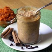 Refrigerator Oatmeal: Pumpkin Pie