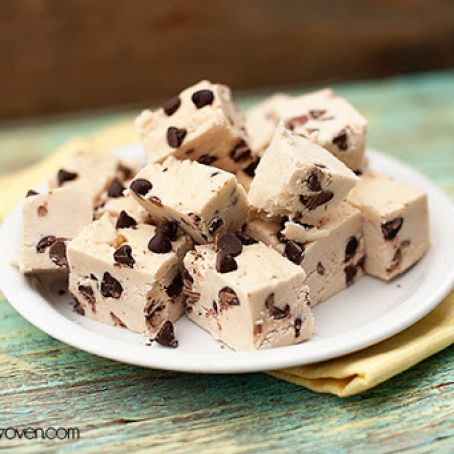 Chocolate Chip Cookie Dough Fudge