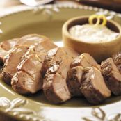 Pork Tenderloin with Horseradish Sauce Recipe