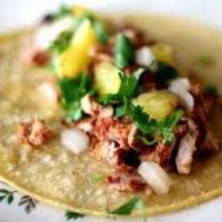 Grilled Pork Tacos, Pastor Style