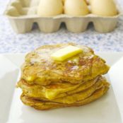 Coconut Flour Apple Pancakes
