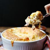 Bacon Cheddar Corn Spoonbread