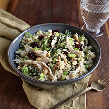 Chicken and Edamame Couscous Salad