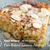 Pan-Baked Lemon-Almond Tart