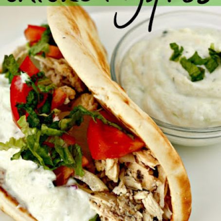 Slow Cooker Chicken Gyros