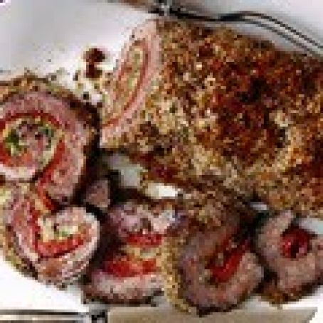 Horseradish-Crusted Steak Roulade
