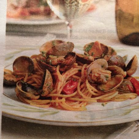Seafood: Spaghetti alle Vongole (Spaghetti with clams)