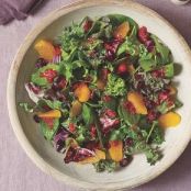 Winter Salad with Cranberry-Orange Dressing