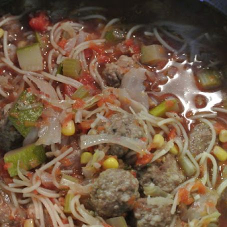 Mini-Meatball Minestrone