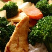 Sweet, Sour and Spicy Orange Chicken with Broccoli and Cashews