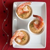 Shrimp with Spicy Asian Peanut Sauce