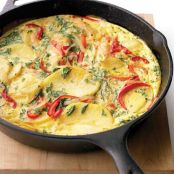 Spanish Tortilla with Bell Pepper