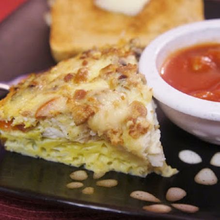 Slow Cooker Ham And Swiss Frittata