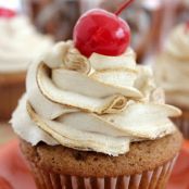 Root Beer Float Cupcakes