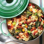Chicken and Collards Pilau
