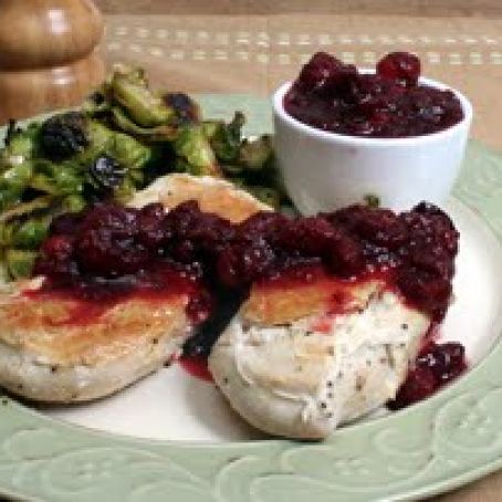 Chicken Breasts with Cranberry Balsamic Sauce