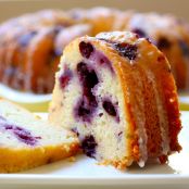 Blueberry Pound Cake