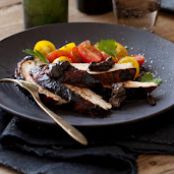 Buttery Roasted Chicken with Black Garlic