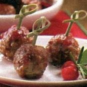 Meatballs with Cranberry Sauce