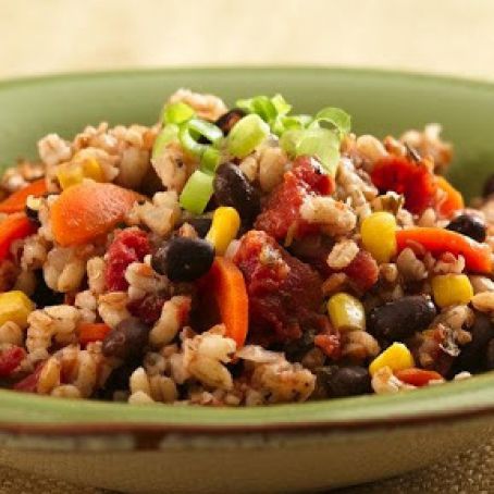 Vegetable Two-Grain Casserole