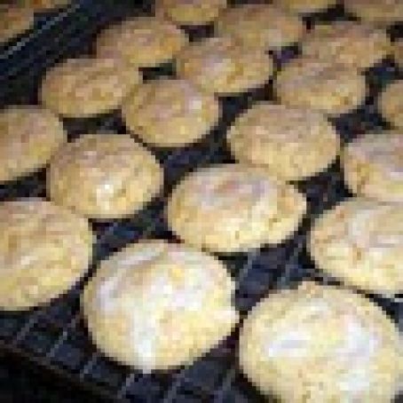 Lemon Krispie Cookies (from cake mix)