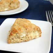 Maple Syrup Breakfast Scones with Cappuccino Glaze