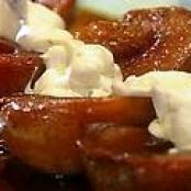 Caramelized Pears with Rum Raisin Mascarpone