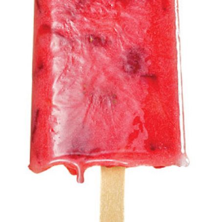 Strawberries and Cream Ice Pops