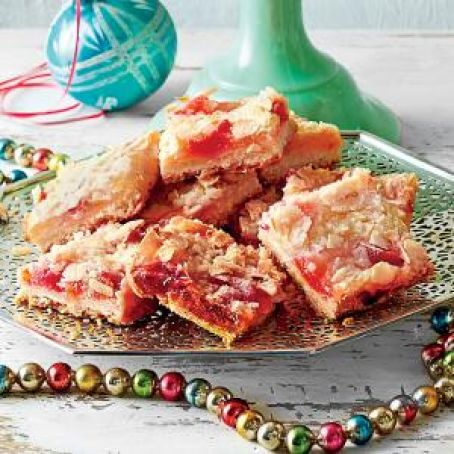 Ambrosia Streusel Bars with Shortbread Crust