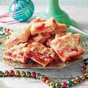 Ambrosia Streusel Bars with Shortbread Crust
