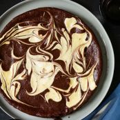 Flourless Chocolate & Vanilla Marble Cake