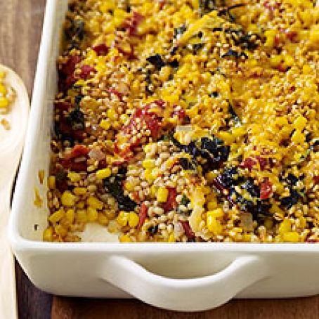 Vegetable-Barley Casserole