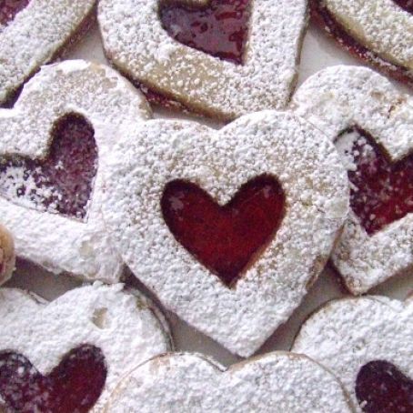 Linzer Heart Sandwich Cookies