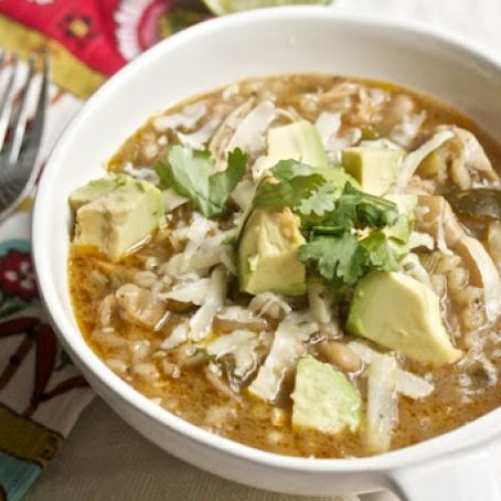 Healthy Chicken Chili with Barley