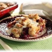 Raspberry Bread Pudding