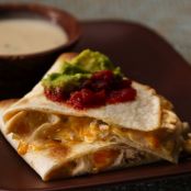 Green Chiles Chicken Quesadillas