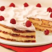 White Chocolate-Raspberry Trifle Cake