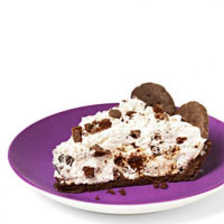 Thin Mint Cookies & Cream Pie