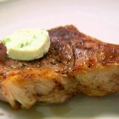 Veal Chops with Roquefort Butter