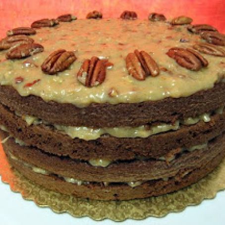 German Chocolate Cake & Frosting