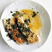 Grilled Halibut with Chimichurri