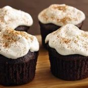 Chai Brownie Cupcakes with Creamy Froth