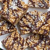 Almond Butter Rice Crisp Treats