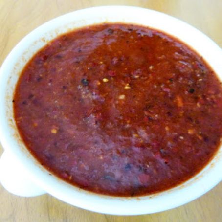 SALSA DE CHILE DE ARBOL Y GUAJILLO