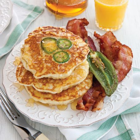 Jalapeño-Cornmeal Pancakes