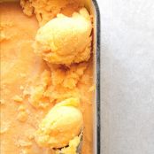 Apricot Sorbet Floats