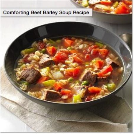 Comforting Beef Barley Soup Recipe
