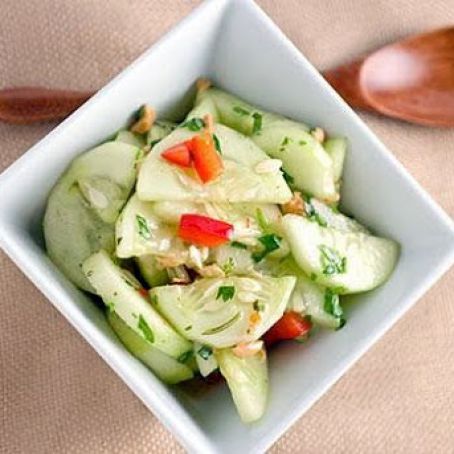 Sweet-Hot Thai-Style Cucumber Salad