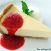 CHEESECAKE - Baked White Chocolate Cheesecake